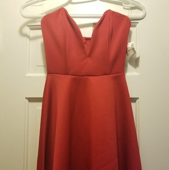 Plunge Neck Line Dress - Picture 1 of 2
